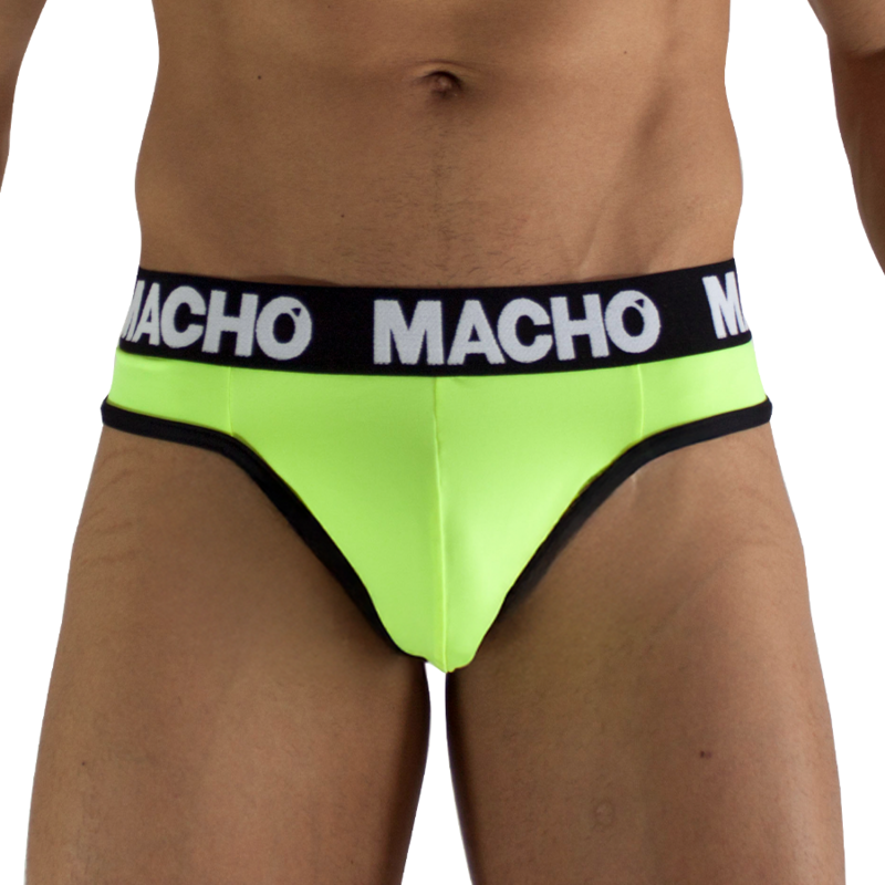 MACHO - MTG001 TANGA AMARILLO FLUOR S 2 MACHO - MTG001 TANGA AMARILLO FLUOR S - Imagen 2