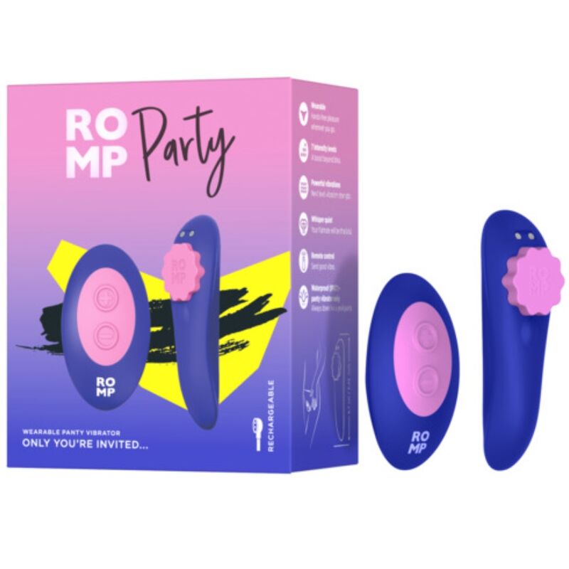 ROMP - PARTY PANTIE MAGNÉTICO VIBRADOR SILICONA CONTROL REMOTO 13 ROMP - PARTY PANTIE MAGNÉTICO VIBRADOR SILICONA CONTROL REMOTO - Imagen 13