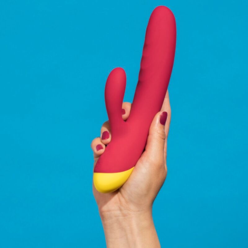 ROMP - JAZZ VIBRADOR RABBIT RECARGABLE ROJO 4 ROMP - JAZZ VIBRADOR RABBIT RECARGABLE ROJO - Imagen 4