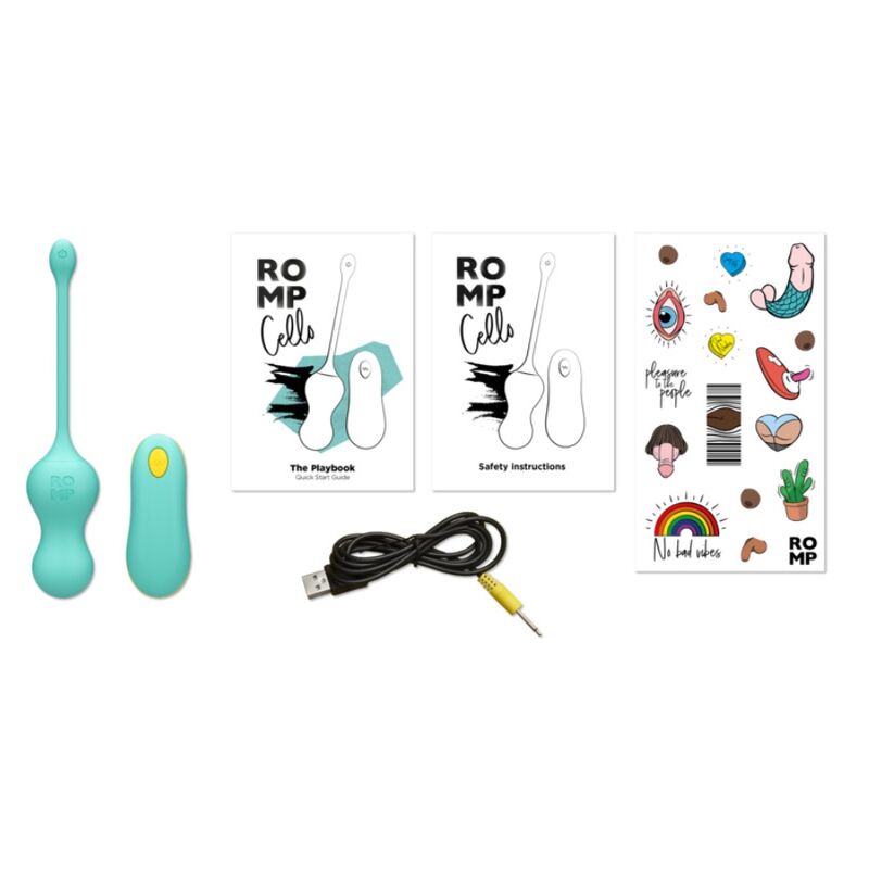 ROMP - CELLO HUEVO VIBRADOR MULTIFUNCIÓN TURQUESA CONTROL REMOTO 10 ROMP - CELLO HUEVO VIBRADOR MULTIFUNCIÓN TURQUESA CONTROL REMOTO - Imagen 10