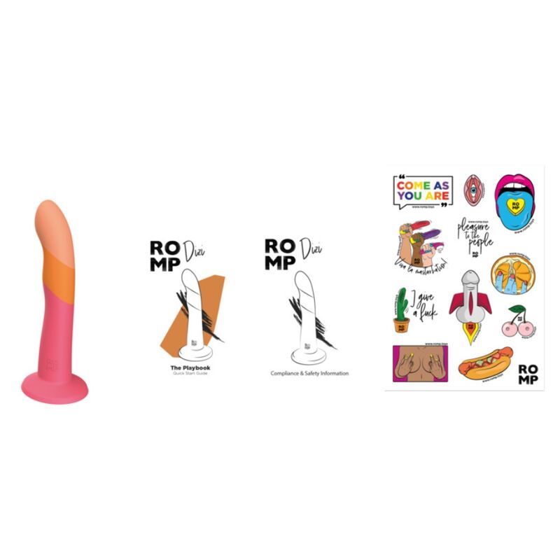ROMP - DIZI DILDO SILICONA CON VENTOSA TRICOLOR 18 CM 9 ROMP - DIZI DILDO SILICONA CON VENTOSA TRICOLOR 18 CM - Imagen 9