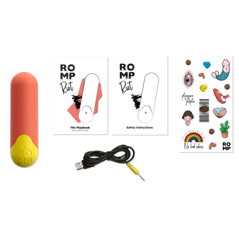 ROMP - RIOT BALA VIBRADORA MULTIFUNCIÓN NARANJA + AMARILLA 11 ROMP - RIOT BALA VIBRADORA MULTIFUNCIÓN NARANJA + AMARILLA - Imagen 11