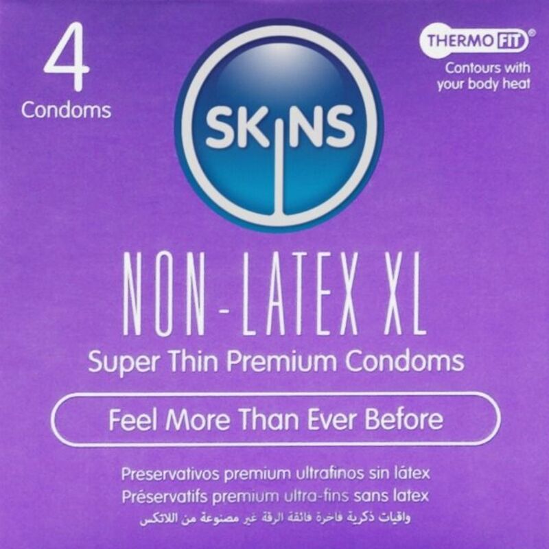 SKINS - PRESERVATIVOS SIN LATEX XL PACK 4 12 img 225499 218bf405acae18b5e749330d128c1f36 1