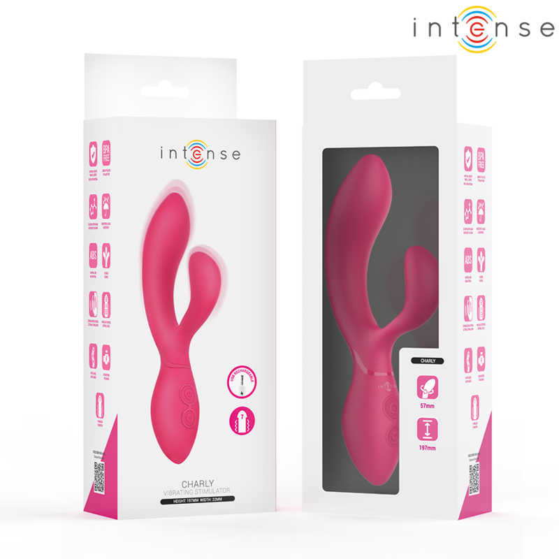 INTENSE - CHARLY ESTIMULADOR VIBRADOR ARTICULABLE 8 INTENSE - CHARLY ESTIMULADOR VIBRADOR ARTICULABLE - Imagen 8