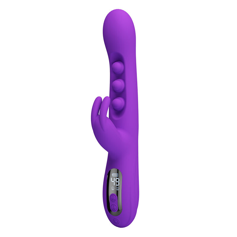 PRETTY LOVE - SABIEN VIBRADOR RABBIT CON ESTIMULACIÓN POR GOLPETEOS Y LED MORADO 2 PRETTY LOVE - SABIEN VIBRADOR RABBIT CON ESTIMULACIÓN POR GOLPETEOS Y LED MORADO - Imagen 2