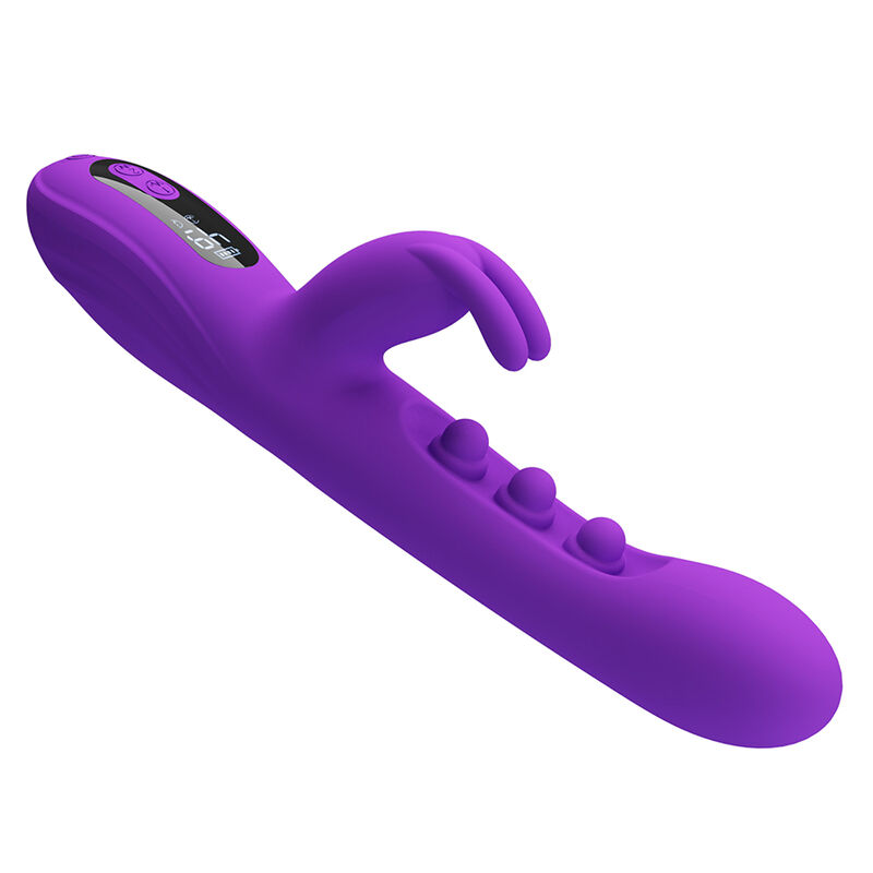 PRETTY LOVE - SABIEN VIBRADOR RABBIT CON ESTIMULACIÓN POR GOLPETEOS Y LED MORADO 3 PRETTY LOVE - SABIEN VIBRADOR RABBIT CON ESTIMULACIÓN POR GOLPETEOS Y LED MORADO - Imagen 3