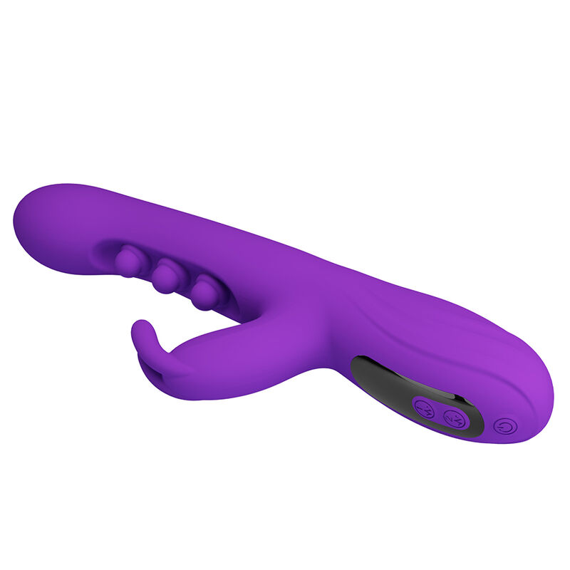 PRETTY LOVE - SABIEN VIBRADOR RABBIT CON ESTIMULACIÓN POR GOLPETEOS Y LED MORADO 5 PRETTY LOVE - SABIEN VIBRADOR RABBIT CON ESTIMULACIÓN POR GOLPETEOS Y LED MORADO - Imagen 5