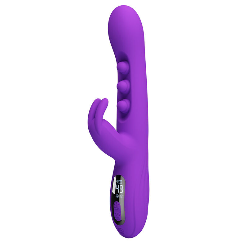 PRETTY LOVE - SABIEN VIBRADOR RABBIT CON ESTIMULACIÓN POR GOLPETEOS Y LED MORADO 6 PRETTY LOVE - SABIEN VIBRADOR RABBIT CON ESTIMULACIÓN POR GOLPETEOS Y LED MORADO - Imagen 6