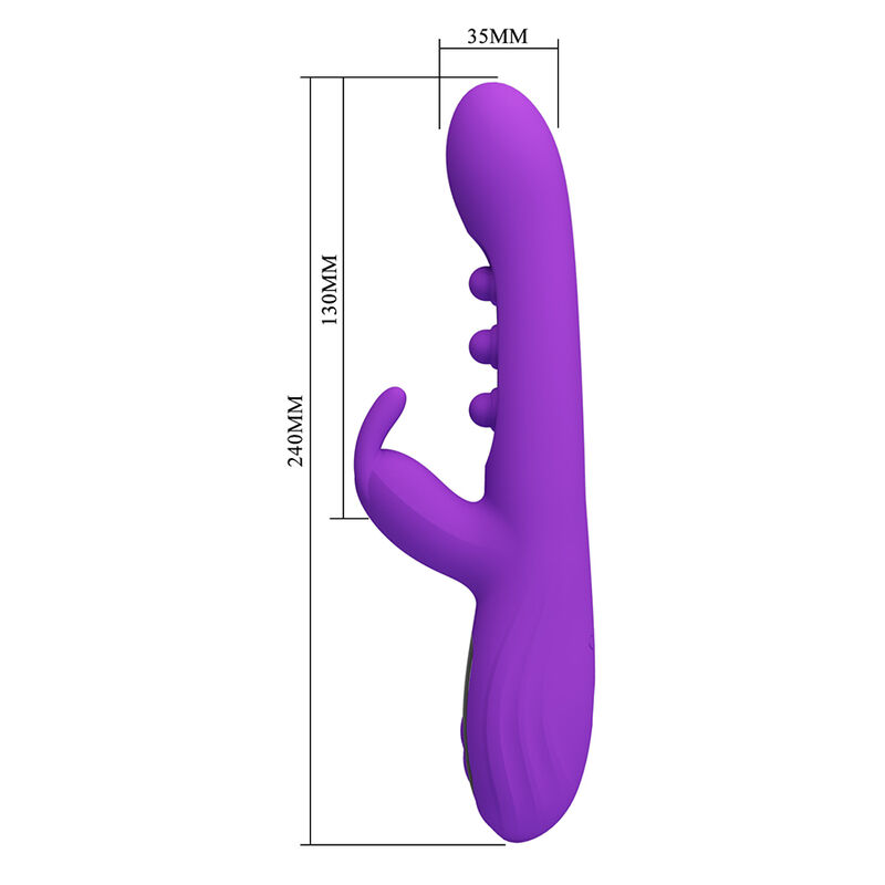PRETTY LOVE - SABIEN VIBRADOR RABBIT CON ESTIMULACIÓN POR GOLPETEOS Y LED MORADO 10 PRETTY LOVE - SABIEN VIBRADOR RABBIT CON ESTIMULACIÓN POR GOLPETEOS Y LED MORADO - Imagen 10