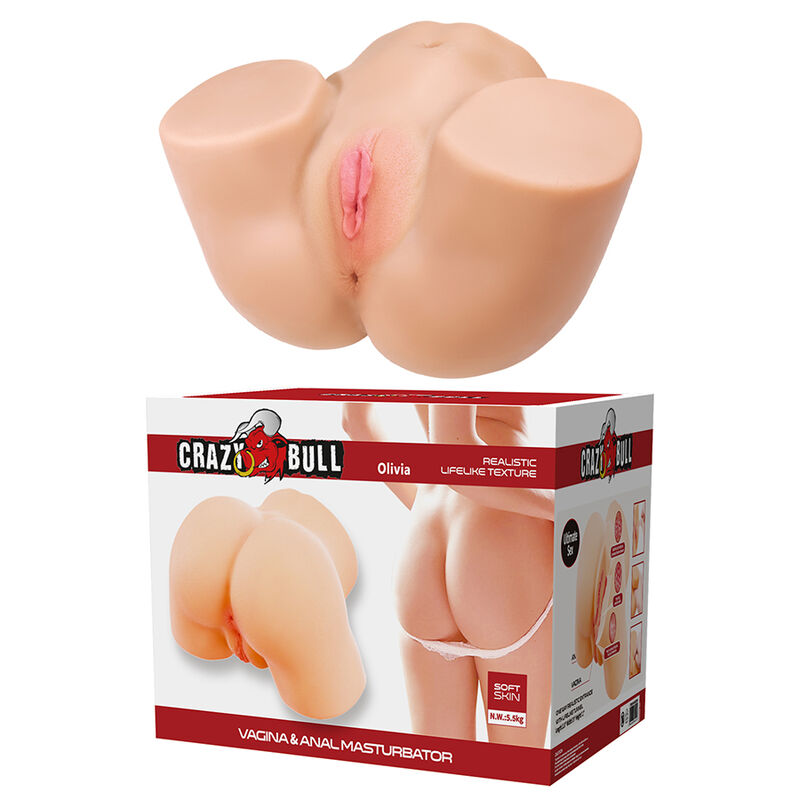CRAZY BULL - OLIVIA MASTURBADOR VAGINAL Y ANAL DOBLE CON VIBRACIÓN 9 img 225857 977044932643e892b4728dd85d1ccb17 1