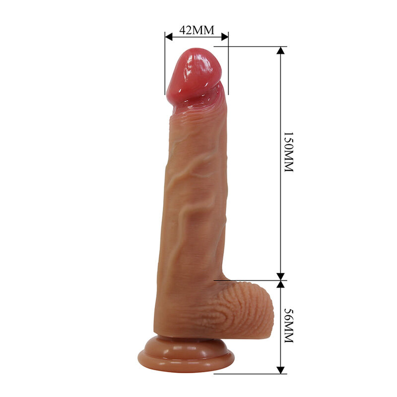 PRETTY LOVE - YETI ARNÉS STRAP-ON CON DILDO Y VENTOSA CARNE 2 PRETTY LOVE - YETI ARNÉS STRAP-ON CON DILDO Y VENTOSA CARNE - Imagen 2