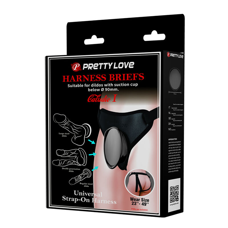 PRETTY LOVE - ARNÉS STRAP-ON UNIVERSAL NEGRO 6 PRETTY LOVE - ARNÉS STRAP-ON UNIVERSAL NEGRO - Imagen 6