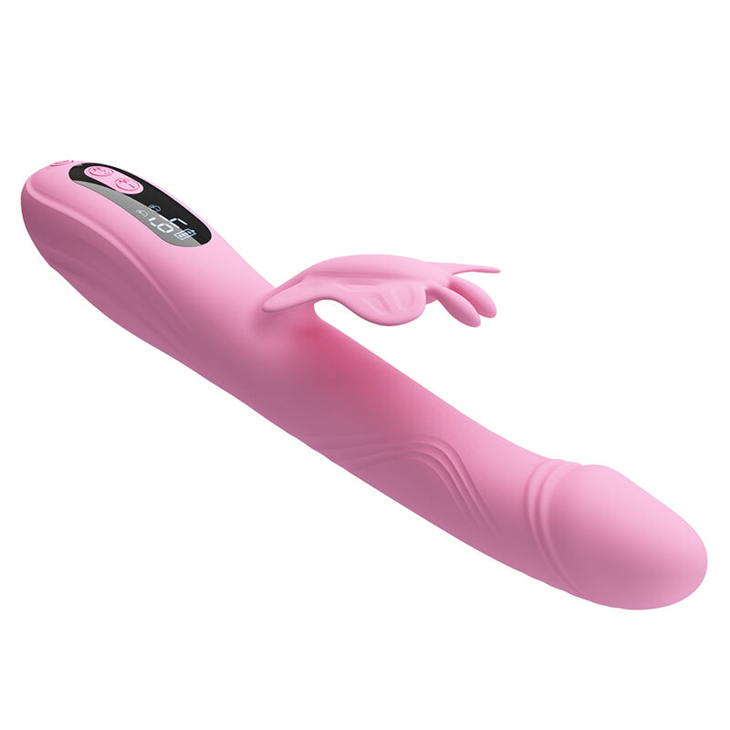 PRETTY LOVE - BELLA VIBRADOR RABBIT CON ESTIMULACIÓN MARIPOSA Y LED ROSA 3 PRETTY LOVE - BELLA VIBRADOR RABBIT CON ESTIMULACIÓN MARIPOSA Y LED ROSA - Imagen 3