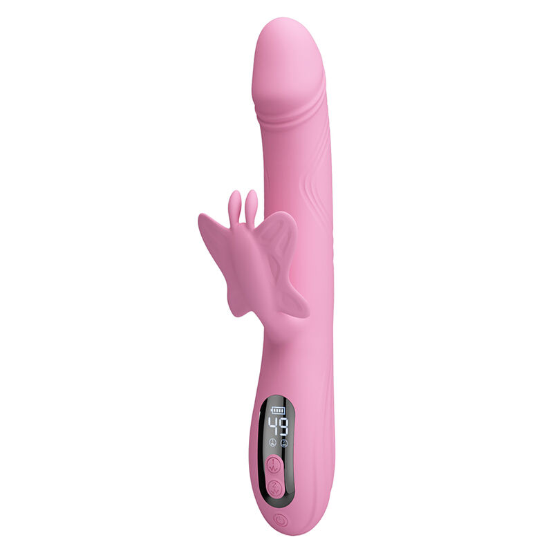 PRETTY LOVE - BELLA VIBRADOR RABBIT CON ESTIMULACIÓN MARIPOSA Y LED ROSA 4 PRETTY LOVE - BELLA VIBRADOR RABBIT CON ESTIMULACIÓN MARIPOSA Y LED ROSA - Imagen 4