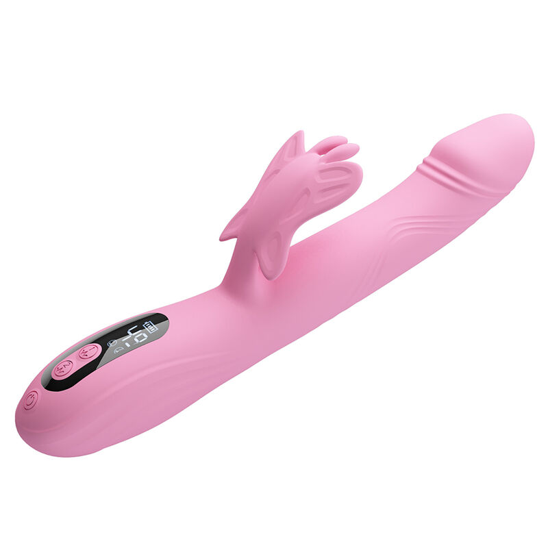 PRETTY LOVE - BELLA VIBRADOR RABBIT CON ESTIMULACIÓN MARIPOSA Y LED ROSA 6 PRETTY LOVE - BELLA VIBRADOR RABBIT CON ESTIMULACIÓN MARIPOSA Y LED ROSA - Imagen 6