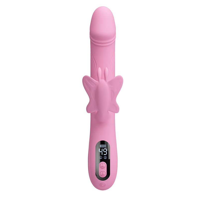 PRETTY LOVE - BELLA VIBRADOR RABBIT CON ESTIMULACIÓN MARIPOSA Y LED ROSA 2 PRETTY LOVE - BELLA VIBRADOR RABBIT CON ESTIMULACIÓN MARIPOSA Y LED ROSA - Imagen 2