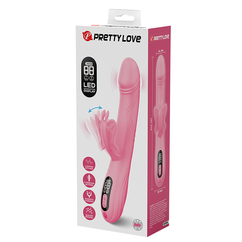 PRETTY LOVE - BELLA VIBRADOR RABBIT CON ESTIMULACIÓN MARIPOSA Y LED ROSA 11 PRETTY LOVE - BELLA VIBRADOR RABBIT CON ESTIMULACIÓN MARIPOSA Y LED ROSA - Imagen 11