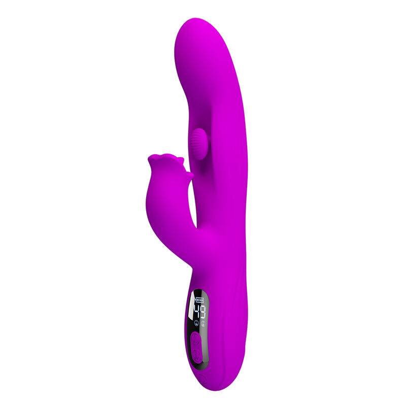 PRETTY LOVE - YALANDA VIBRADOR RABBIT OSCILANTE CON PANTALLA LED MORADO 4 PRETTY LOVE - YALANDA VIBRADOR RABBIT OSCILANTE CON PANTALLA LED MORADO - Imagen 4