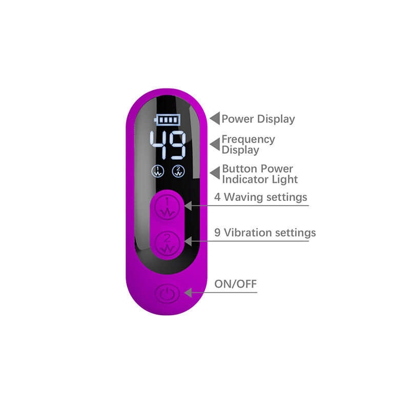 PRETTY LOVE - YALANDA VIBRADOR RABBIT OSCILANTE CON PANTALLA LED MORADO 9 PRETTY LOVE - YALANDA VIBRADOR RABBIT OSCILANTE CON PANTALLA LED MORADO - Imagen 9