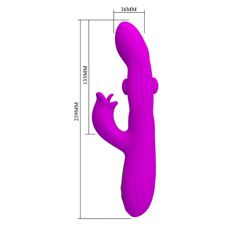 PRETTY LOVE - YALANDA VIBRADOR RABBIT OSCILANTE CON PANTALLA LED MORADO 8 PRETTY LOVE - YALANDA VIBRADOR RABBIT OSCILANTE CON PANTALLA LED MORADO - Imagen 8