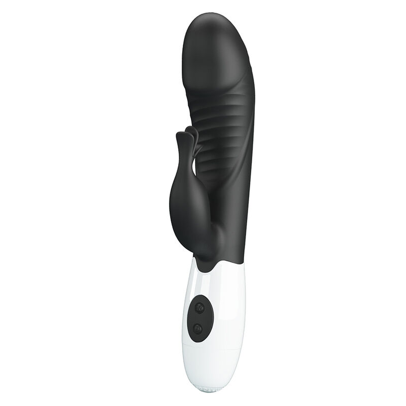 PRETTY LOVE - ROGUE MUSE VIBRADOR RABBIT 30 FUNCIONES NEGRO 2 PRETTY LOVE - ROGUE MUSE VIBRADOR RABBIT 30 FUNCIONES NEGRO - Imagen 2