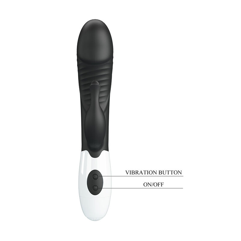 PRETTY LOVE - ROGUE MUSE VIBRADOR RABBIT 30 FUNCIONES NEGRO 3 PRETTY LOVE - ROGUE MUSE VIBRADOR RABBIT 30 FUNCIONES NEGRO - Imagen 3