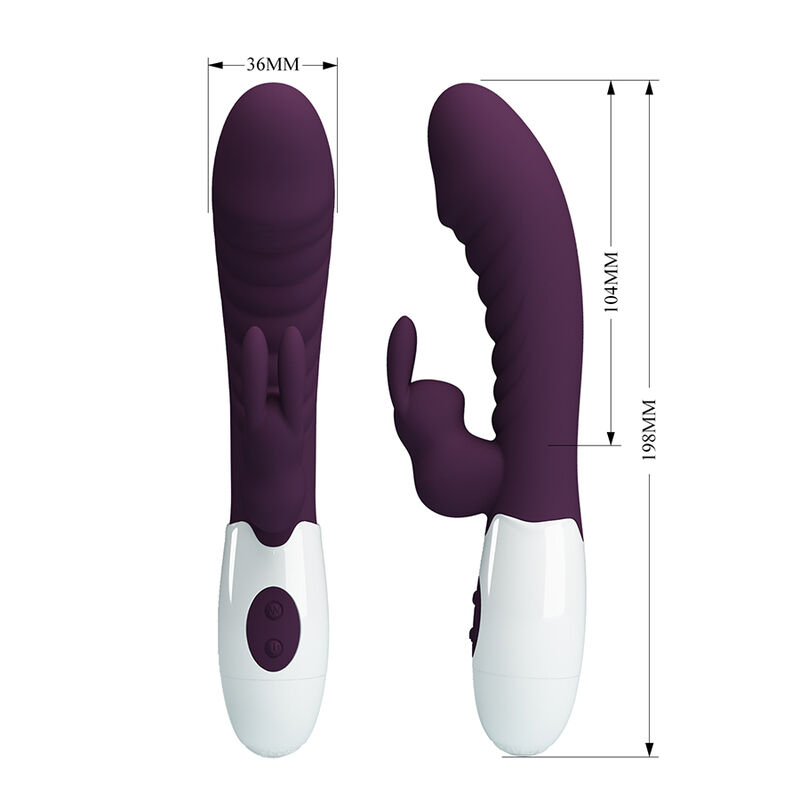 PRETTY LOVE - NAUGHTY BUNNY VIBRADOR RABBIT 30 FUNCIONES MORADO 2 PRETTY LOVE - NAUGHTY BUNNY VIBRADOR RABBIT 30 FUNCIONES MORADO - Imagen 2