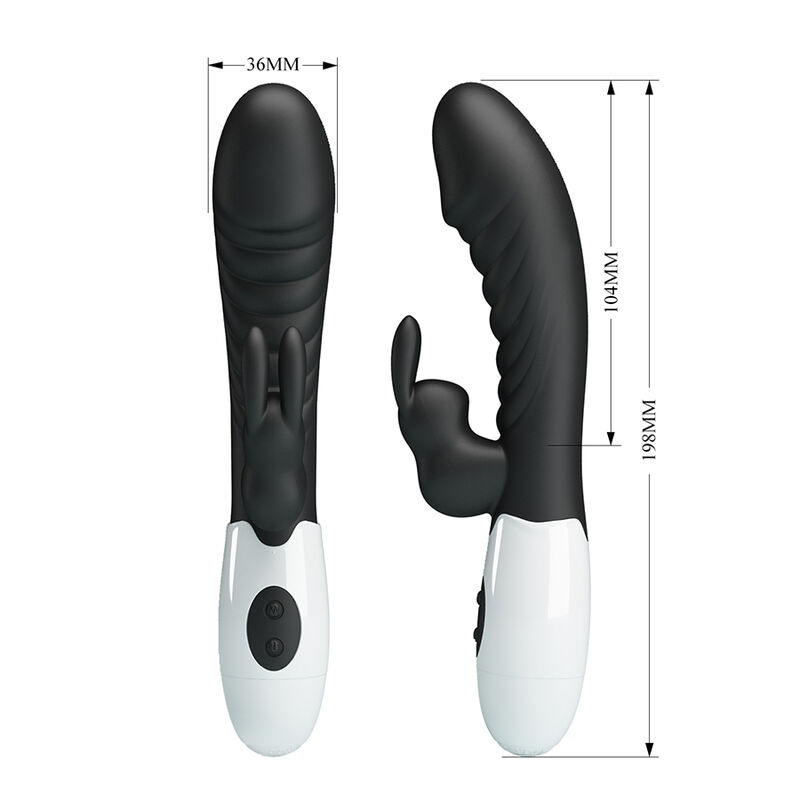 PRETTY LOVE - NAUGHTY BUNNY VIBRADOR RABBIT 30 FUNCIONES NEGRO 5 PRETTY LOVE - NAUGHTY BUNNY VIBRADOR RABBIT 30 FUNCIONES NEGRO - Imagen 5