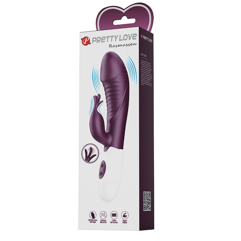 PRETTY LOVE - ROGUE MUSE VIBRADOR RABBIT 30 FUNCIONES MORADO 2 PRETTY LOVE - ROGUE MUSE VIBRADOR RABBIT 30 FUNCIONES MORADO - Imagen 2