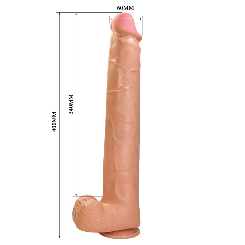 PRETTY LOVE - RAEL DILDO REALÍSTICO FLEXIBLE CON VENTOSA 40 CM -Ø- 6 CM MARRÓN 7 PRETTY LOVE - RAEL DILDO REALÍSTICO FLEXIBLE CON VENTOSA 40 CM -Ø- 6 CM MARRÓN - Imagen 7