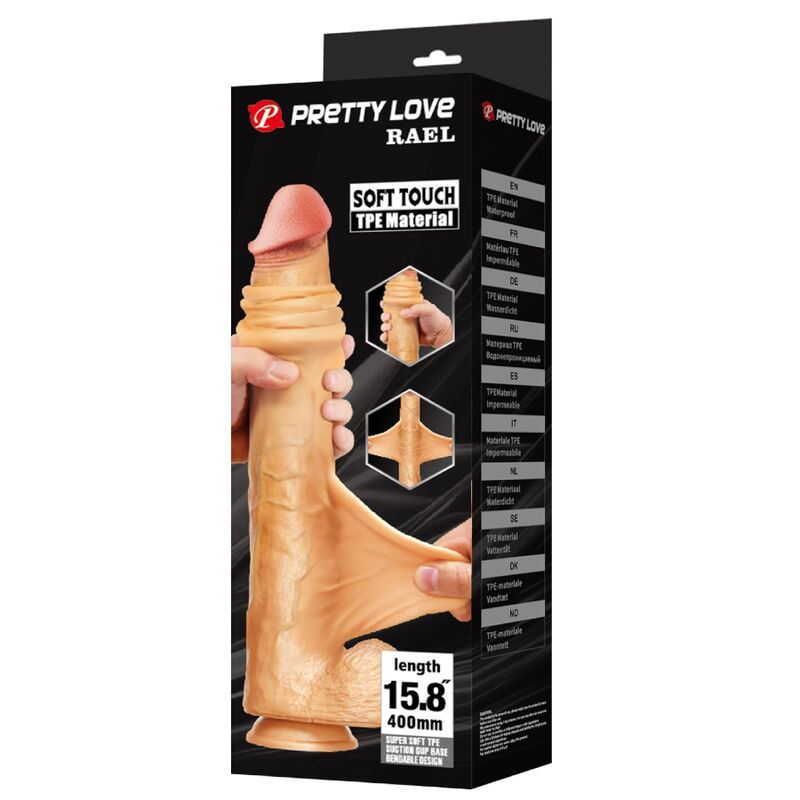 PRETTY LOVE - RAEL DILDO REALÍSTICO FLEXIBLE CON VENTOSA 40 CM -Ø- 6 CM MARRÓN 8 PRETTY LOVE - RAEL DILDO REALÍSTICO FLEXIBLE CON VENTOSA 40 CM -Ø- 6 CM MARRÓN - Imagen 8