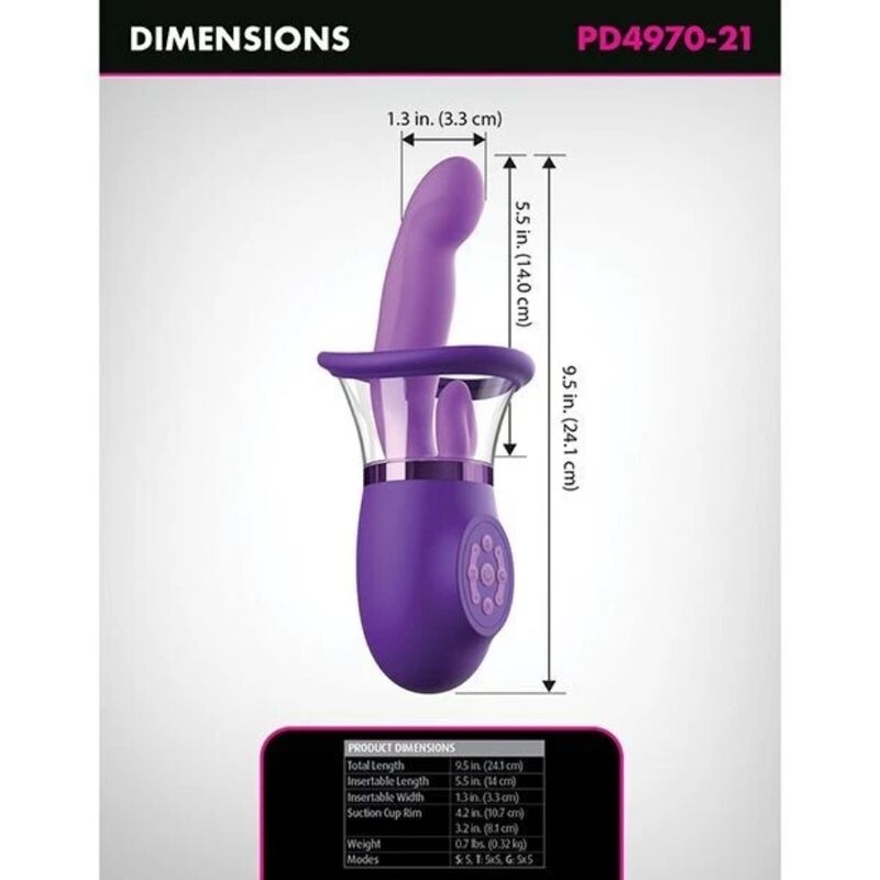 FANTASY FOR HER - VIBRADOR RABBIT ULTIMATE PLEASURE PRO PLUS MORADO 2 FANTASY FOR HER - VIBRADOR RABBIT ULTIMATE PLEASURE PRO PLUS MORADO - Imagen 2