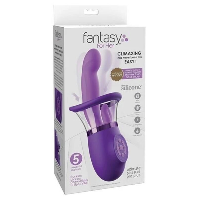 FANTASY FOR HER - VIBRADOR RABBIT ULTIMATE PLEASURE PRO PLUS MORADO 5 FANTASY FOR HER - VIBRADOR RABBIT ULTIMATE PLEASURE PRO PLUS MORADO - Imagen 5