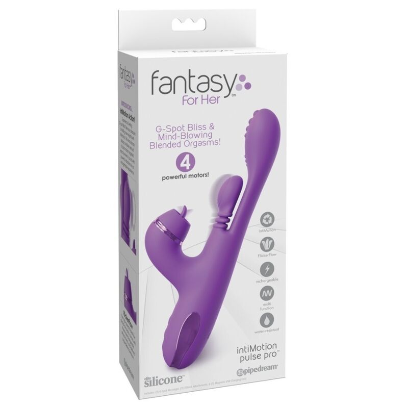 FANTASY FOR HER - VIBRADOR RABBIT INTIMOTION PULSE PRO VIBE MORADO 8 FANTASY FOR HER - VIBRADOR RABBIT INTIMOTION PULSE PRO VIBE MORADO - Imagen 8