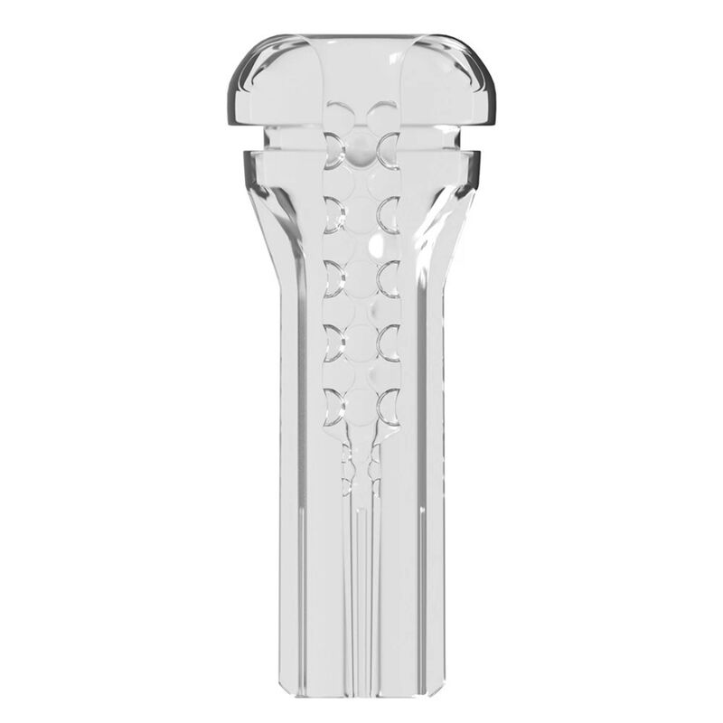 PDX ELITE - MASTURBADOR TRANSPARENTE VIEWTUBE PLUS SEE-THRU EZ-GRIP 21 CM 2 PDX ELITE - MASTURBADOR TRANSPARENTE VIEWTUBE PLUS SEE-THRU EZ-GRIP 21 CM - Imagen 2