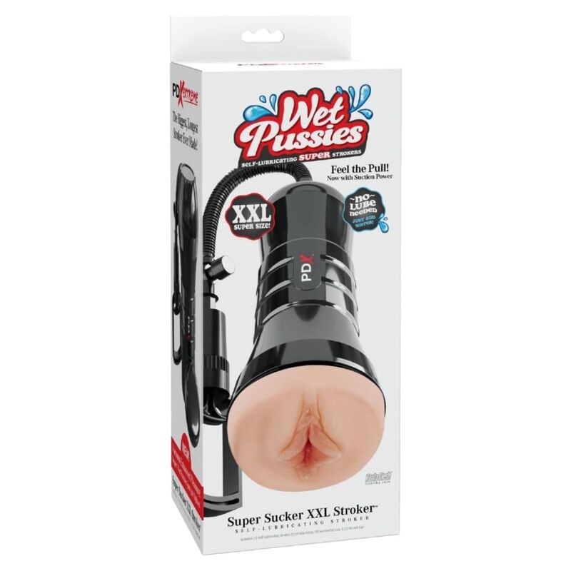 PDX EXTREME -WET PUSSIES MASTURBADOR VAGINA XXL SUPER SUCKER LIGHT CON SUCCIÓN 27.3 CM 5 PDX EXTREME -WET PUSSIES MASTURBADOR VAGINA XXL SUPER SUCKER LIGHT CON SUCCIÓN 27.3 CM - Imagen 5