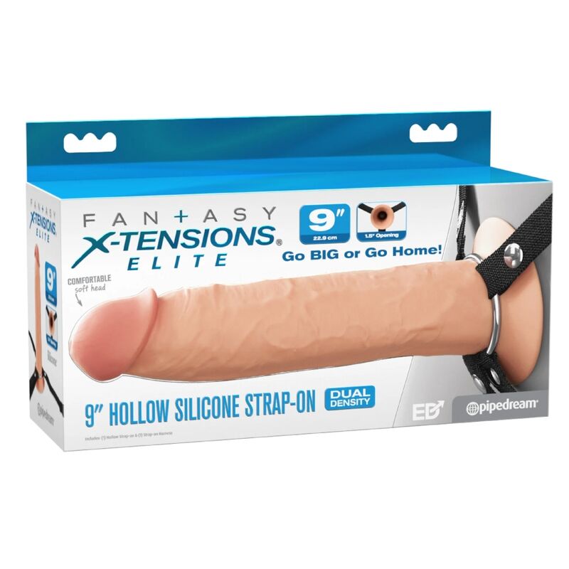 FANTASY X-TENSIONS - ARNÉS CON DILDO HUECO REALÍSTICO ELITE 24.1 CM 12 img 226789 4c4fac53eeb17448d43743a6872ad6c9 1