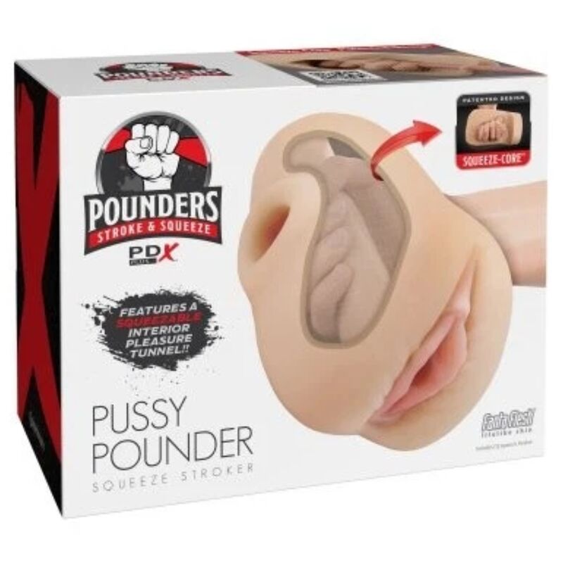 PDX PLUS - MASTURBADOR VAGINA REALÍSTICA PUSSY POUNDER SQUEEZE STROKER 18 CM 4 PDX PLUS - MASTURBADOR VAGINA REALÍSTICA PUSSY POUNDER SQUEEZE STROKER 18 CM - Imagen 4