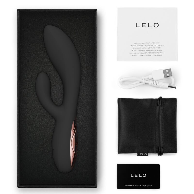 LELO - INA THRUST VIBRADOR RABBIT CON EMPUJE NEGRO 10 LELO - INA THRUST VIBRADOR RABBIT CON EMPUJE NEGRO - Imagen 10