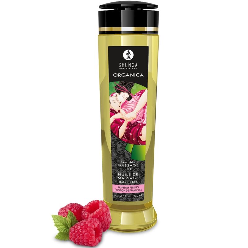 SHUNGA - ACEITE DE MASAJE ORGÁNICO FRAMBUESA 240 ML 10 img 227584 8ae759a0cf96b2f5f8ee0ddb43c4f6fa 1