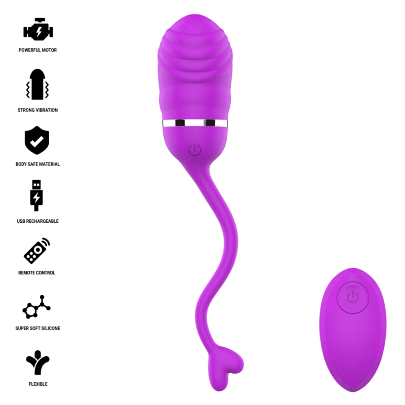 INTENSE - SOOKIE HUEVO VIBRADOR CON CONTROL REMOTO MORADO 8 INTENSE - SOOKIE HUEVO VIBRADOR CON CONTROL REMOTO MORADO - Imagen 8