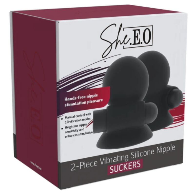 SHE.E.O - SUCCIONADORES DE PEZONES VIBRADORES RECARGABLES 4 SHE.E.O - SUCCIONADORES DE PEZONES VIBRADORES RECARGABLES - Imagen 4