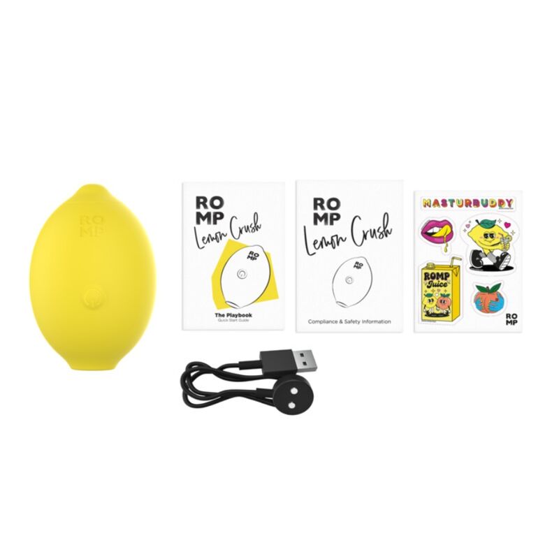 ROMP - LEMON CRUSH ESTIMULADOR DE CLÍTORIS POR ONDAS DE PRESIÓN AMARILLO 6 ROMP - LEMON CRUSH ESTIMULADOR DE CLÍTORIS POR ONDAS DE PRESIÓN AMARILLO - Imagen 6