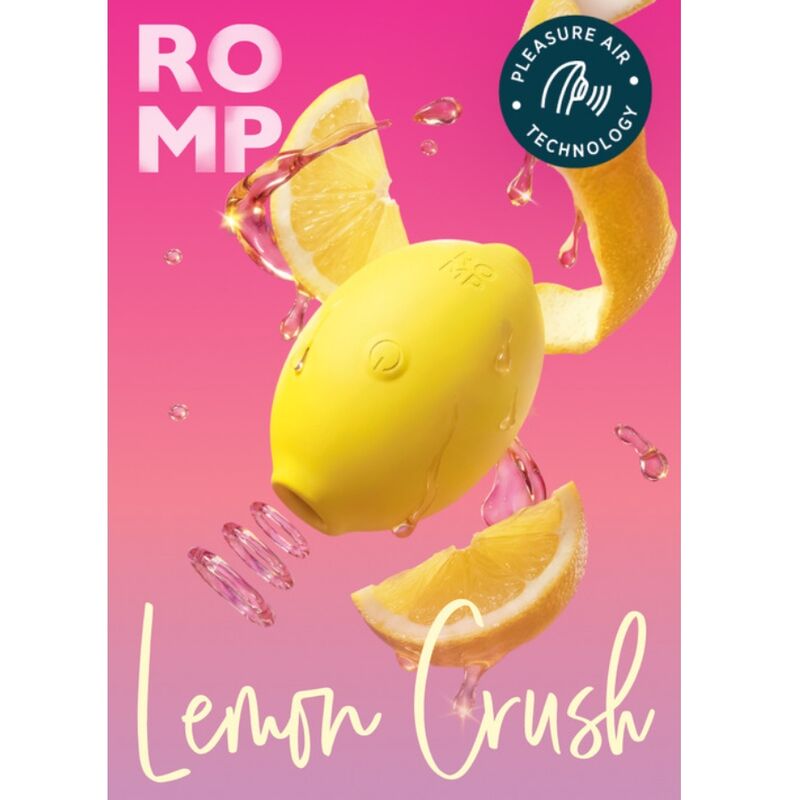 ROMP - LEMON CRUSH ESTIMULADOR DE CLÍTORIS POR ONDAS DE PRESIÓN AMARILLO 9 ROMP - LEMON CRUSH ESTIMULADOR DE CLÍTORIS POR ONDAS DE PRESIÓN AMARILLO - Imagen 9