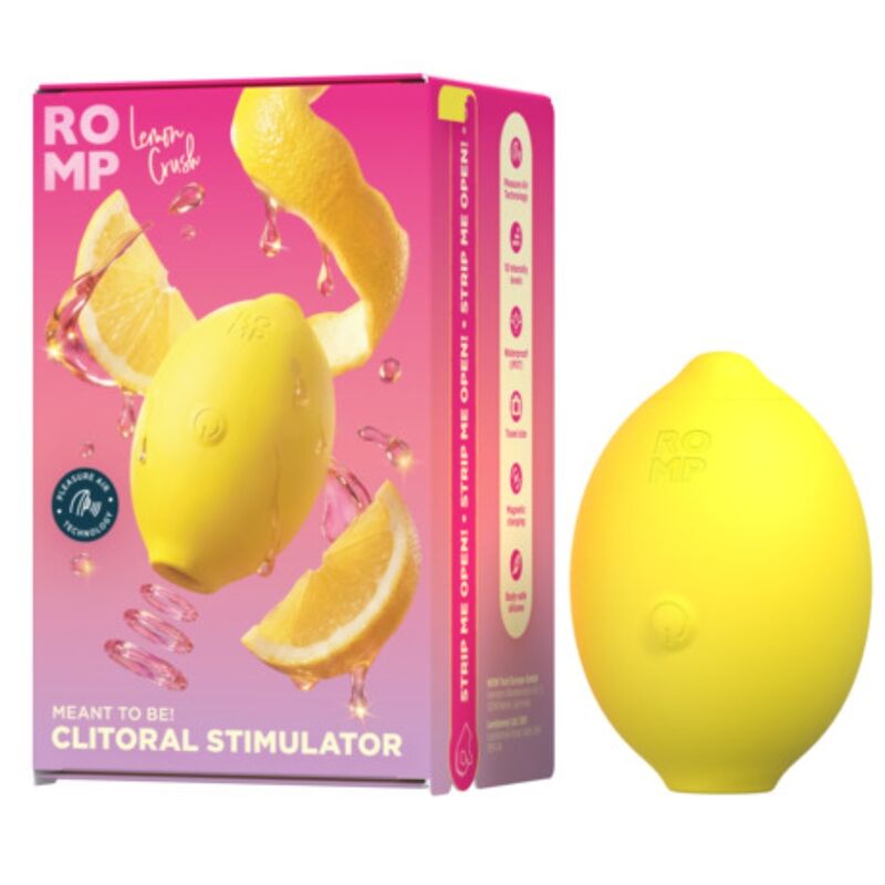 ROMP - LEMON CRUSH ESTIMULADOR DE CLÍTORIS POR ONDAS DE PRESIÓN AMARILLO 11 ROMP - LEMON CRUSH ESTIMULADOR DE CLÍTORIS POR ONDAS DE PRESIÓN AMARILLO - Imagen 11