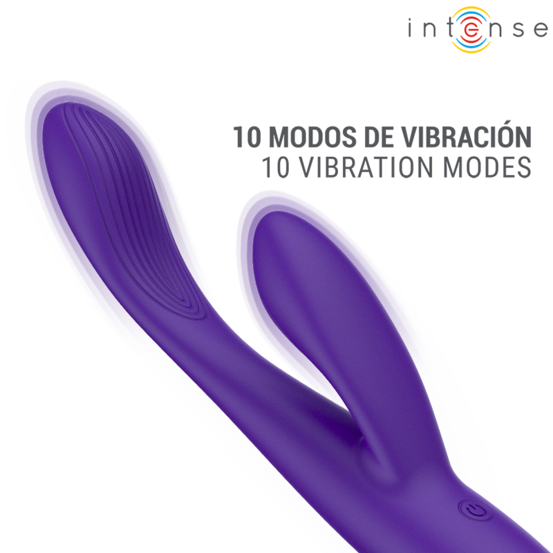 INTENSE - PAOLO ESTIMULADOR RABBIT RECARGABLE PARA PUNTO G Y CLÍTORIS 7 INTENSE - PAOLO ESTIMULADOR RABBIT RECARGABLE PARA PUNTO G Y CLÍTORIS - Imagen 7