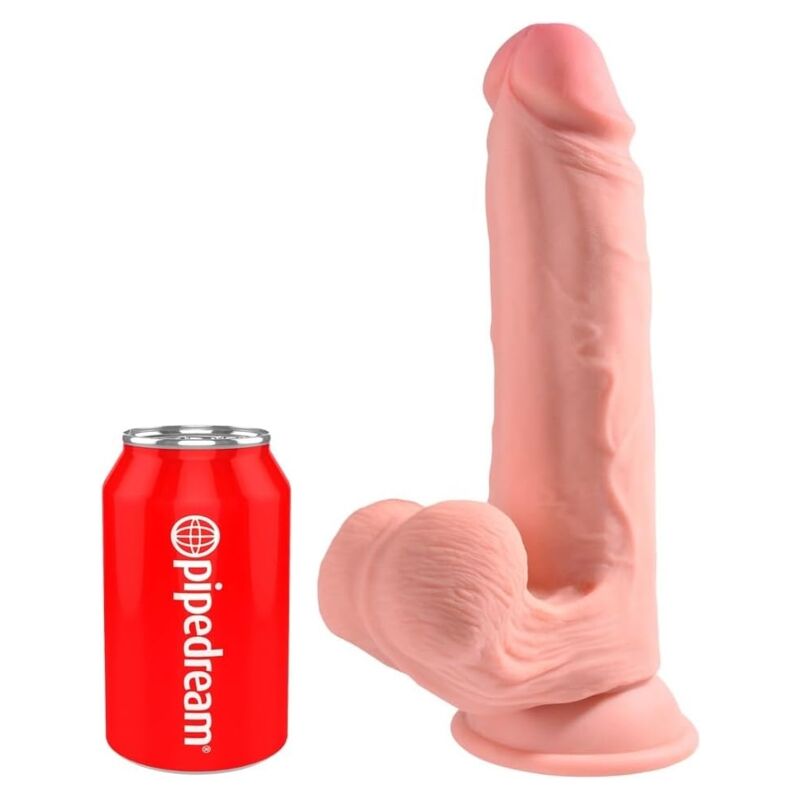 KING COCK PLUS - DILDO REALISTA TRIPLE DENSIDAD CON TESTÍCULOS OSCILANTES 23 CM COLOR NATURAL 10 img 228324 dce9631c985985ff5d76fc7eb439b233 1