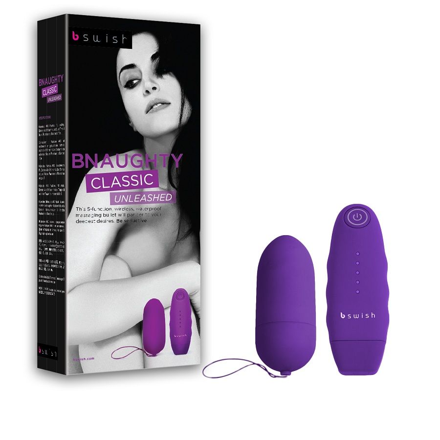 B SWISH - BNAUGHTY UNLEASHED CLASSIC LILA CONTROL REMOTO 3 B SWISH - BNAUGHTY UNLEASHED CLASSIC LILA CONTROL REMOTO - Imagen 3