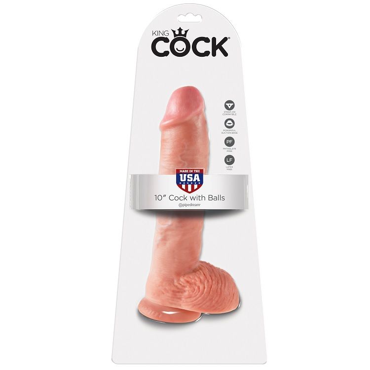 KING COCK - 10 PENE REALÍSTICO NATURAL 26.5 CM 4 KING COCK - 10 PENE REALÍSTICO NATURAL 26.5 CM - Imagen 4