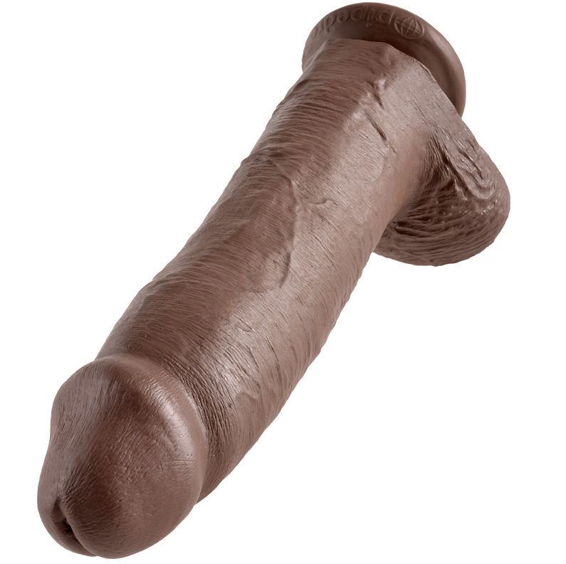 KING COCK - PENE REALÍSTICO MARRÓN 30.48 CM 5 KING COCK - PENE REALÍSTICO MARRÓN 30.48 CM - Imagen 5